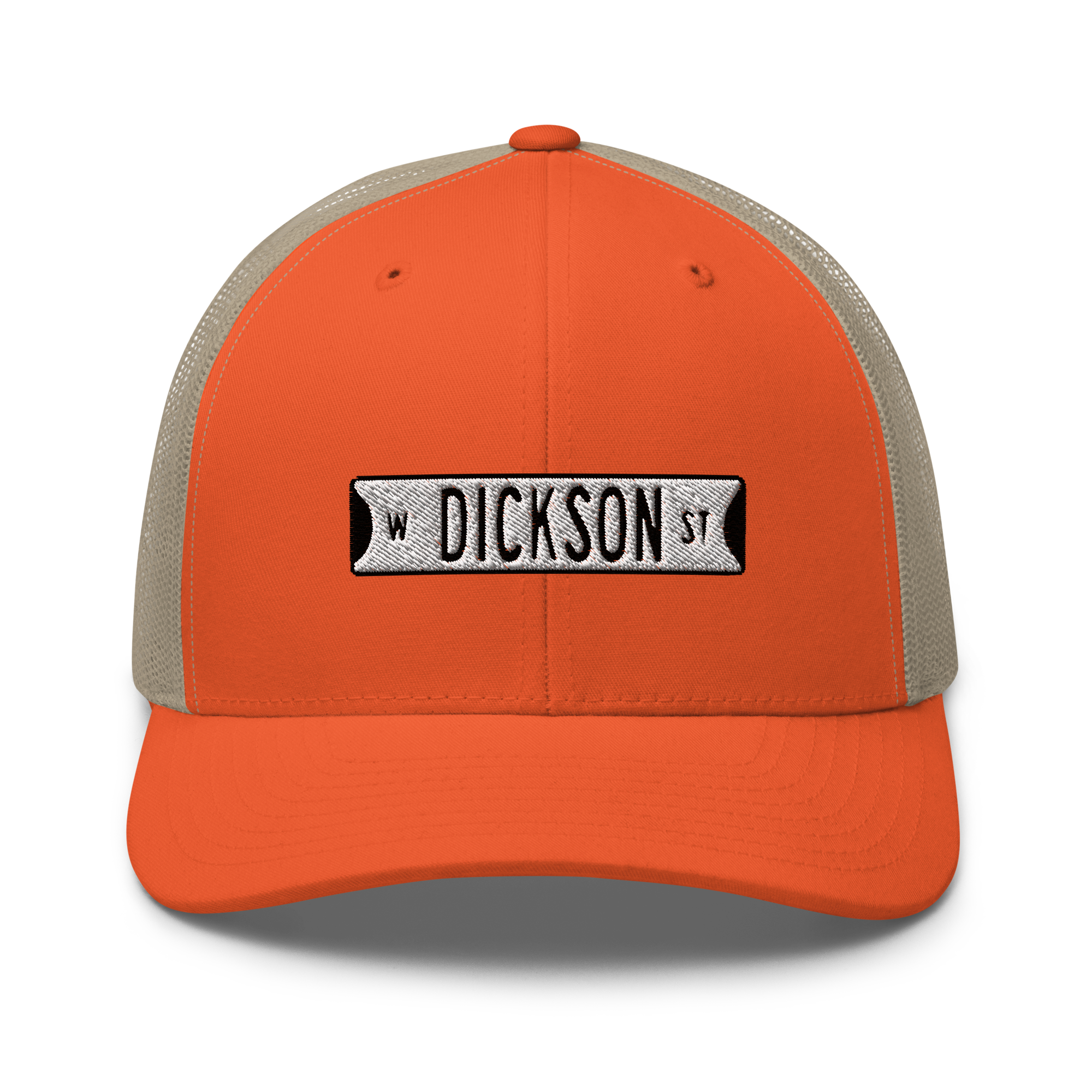 Retro Dickson Street Sign Trucker Cap