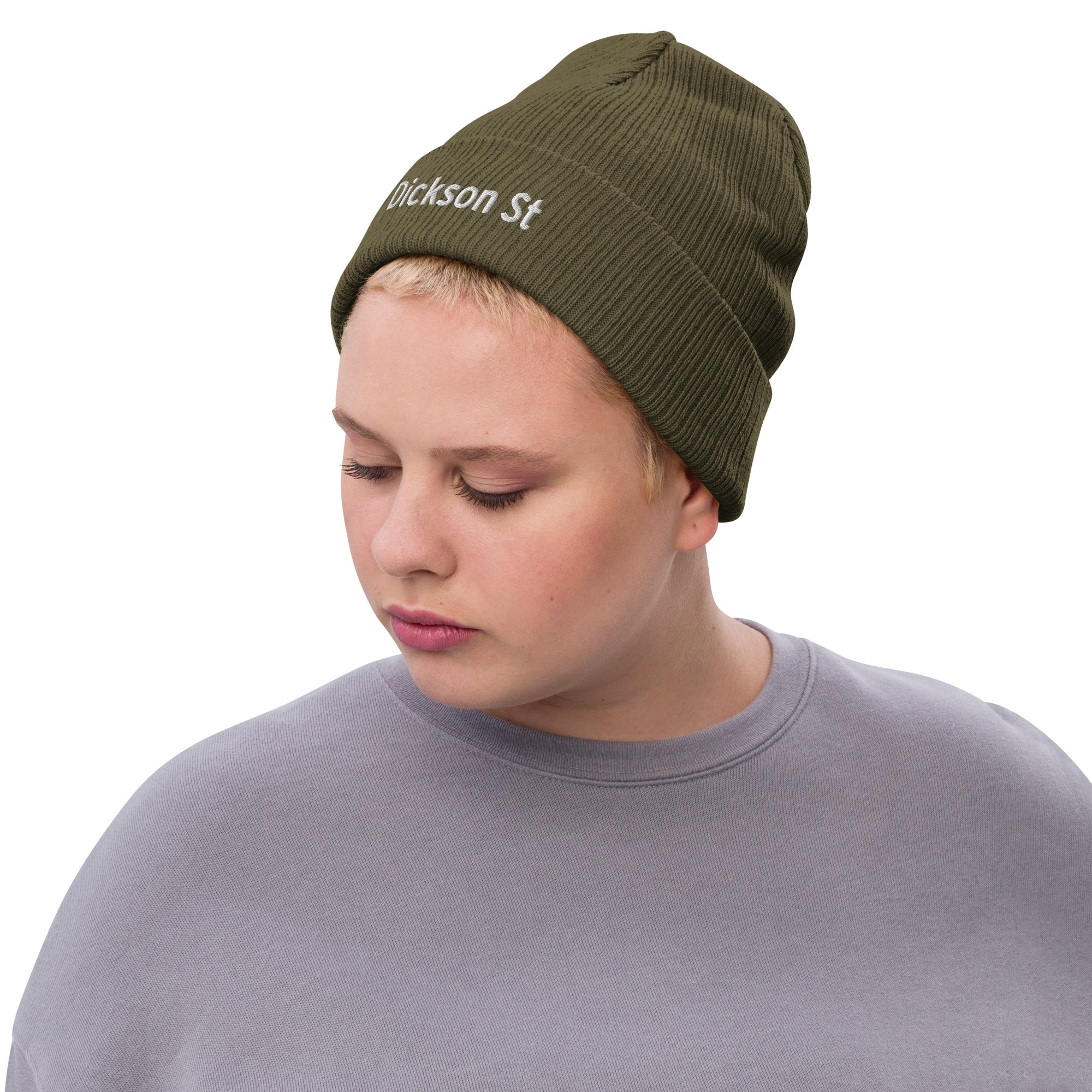 Dickson St Ribbed Knit Beanie