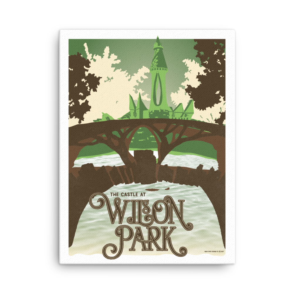 The Castle at Wilson Park Thin Canvas