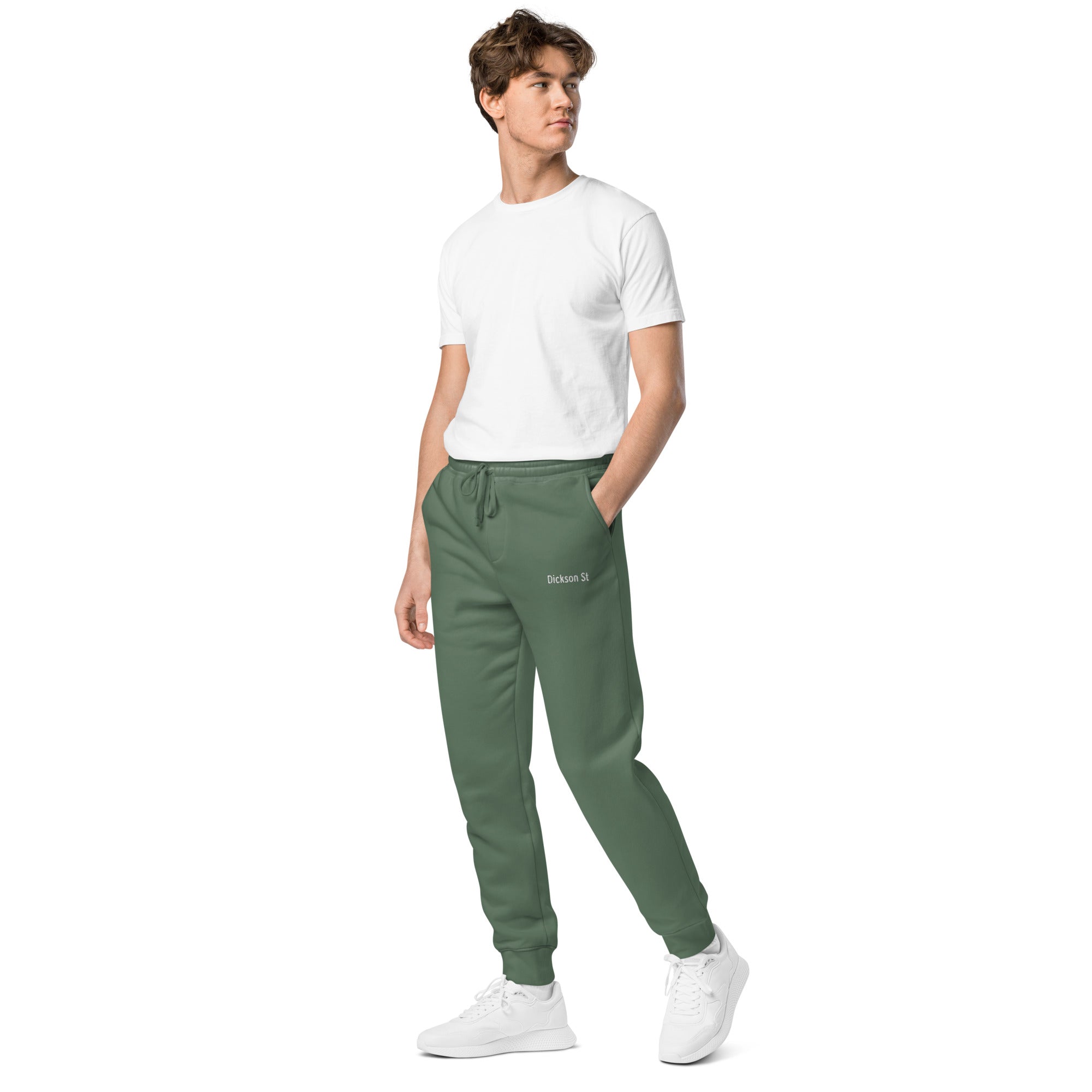 Dickson St Embroidered Unisex Pigment-Dyed Sweatpants