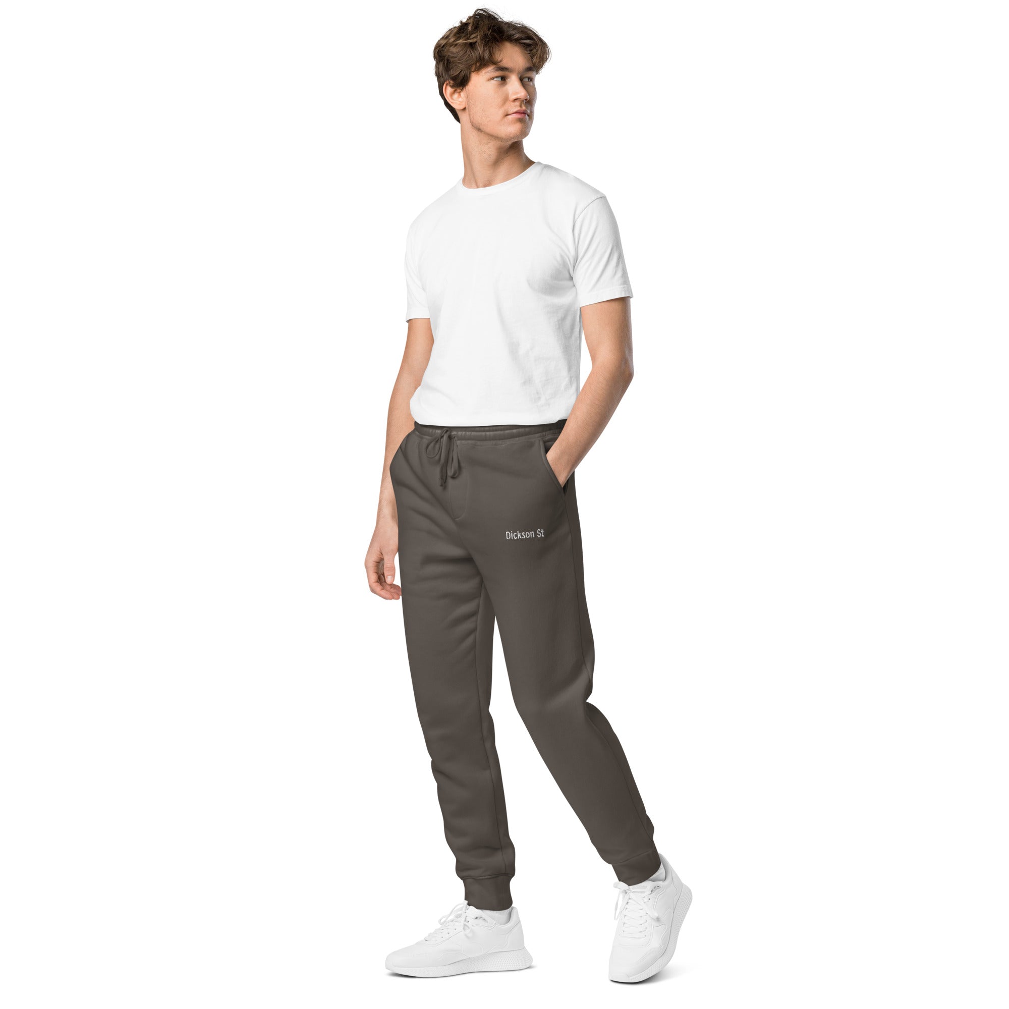 Dickson St Embroidered Unisex Pigment-Dyed Sweatpants