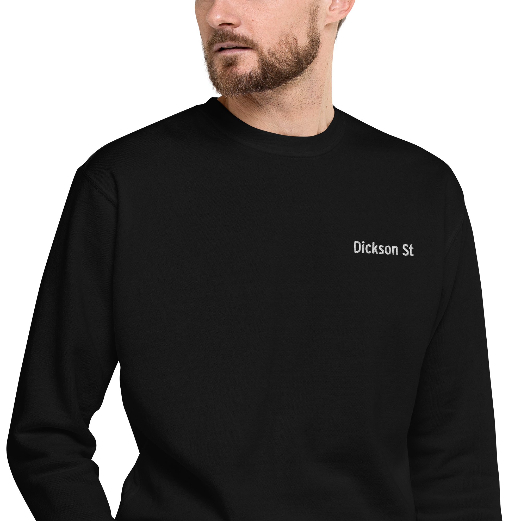 Dickson St Embroidered Unisex Premium Sweatshirt