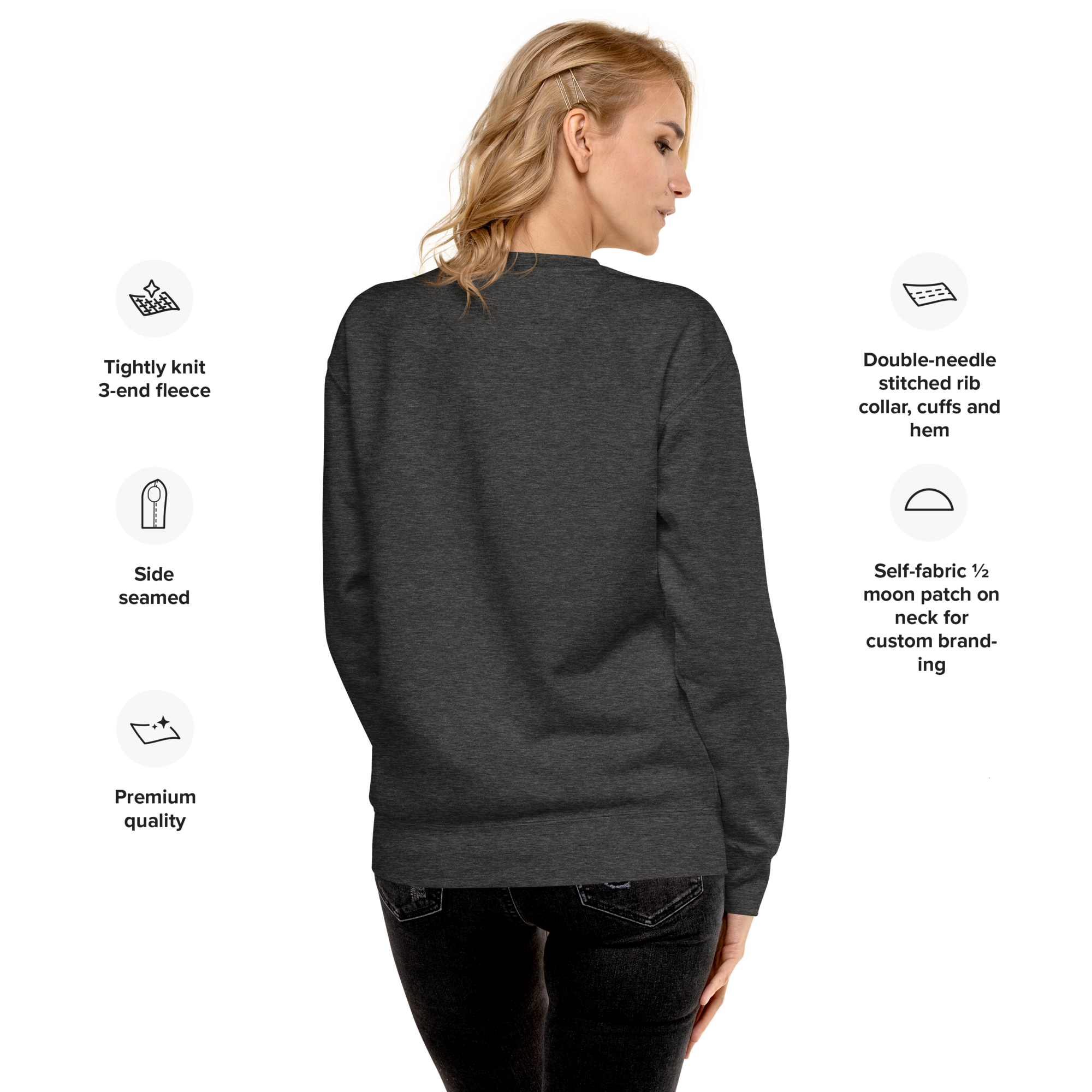 Dickson St Embroidered Unisex Premium Sweatshirt