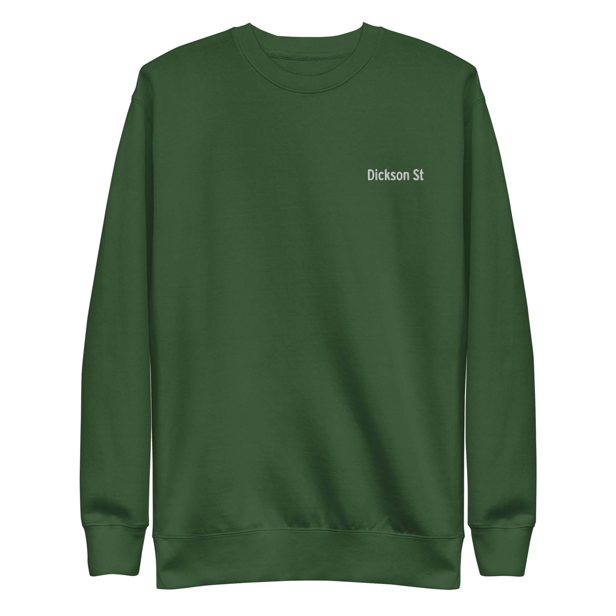 Dickson St Embroidered Unisex Premium Sweatshirt