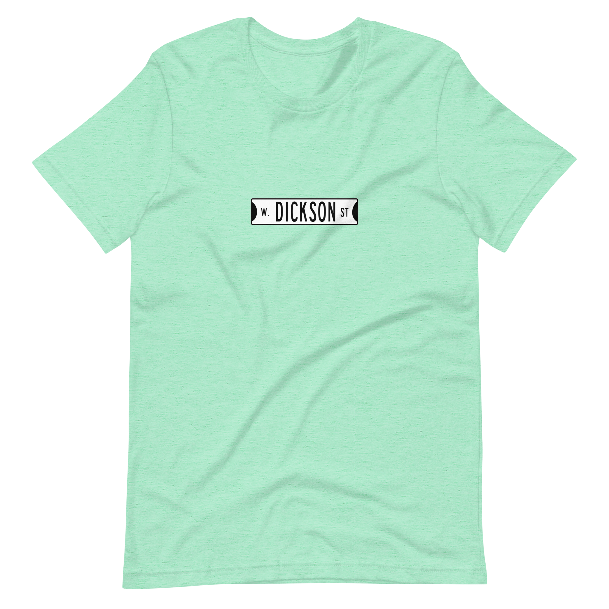 Retro Dickson Street Sign Ring-Spun Cotton T-Shirt