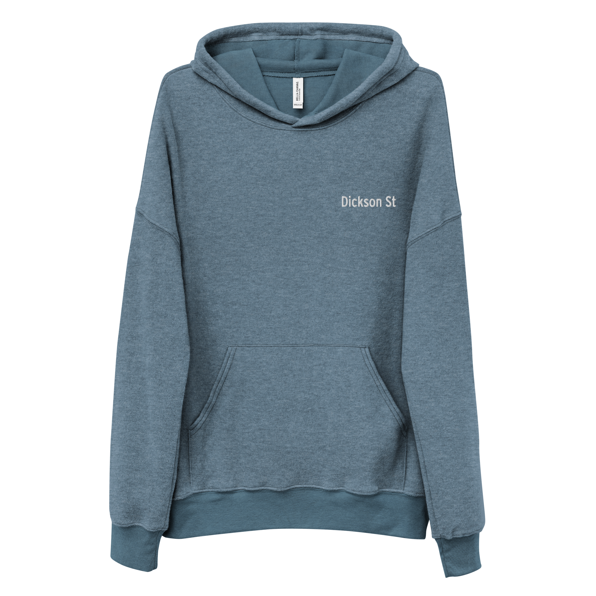 Dickson St Embroidered Unisex Sueded Fleece Hoodie