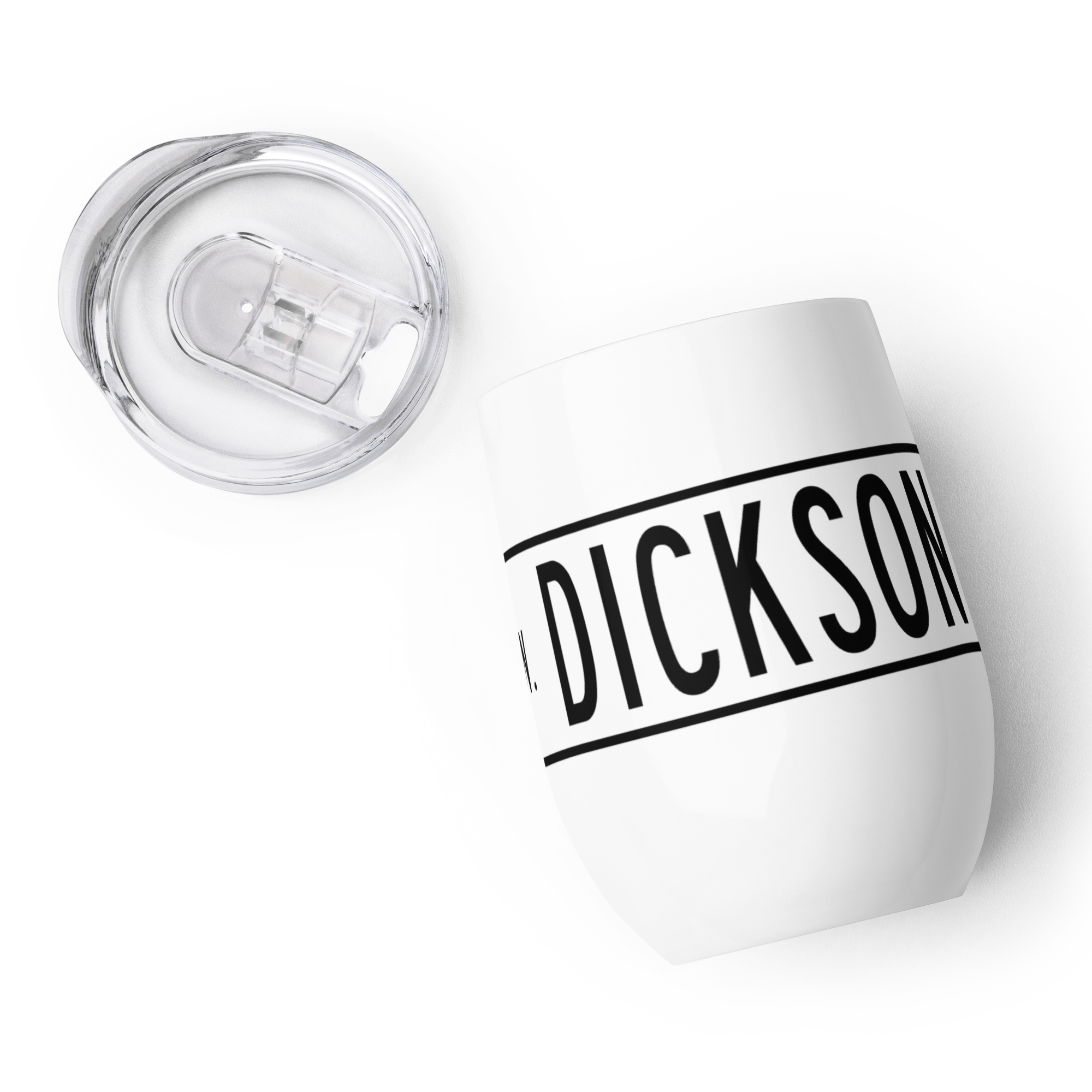 Retro Dickson Street Sign Wine Tumbler