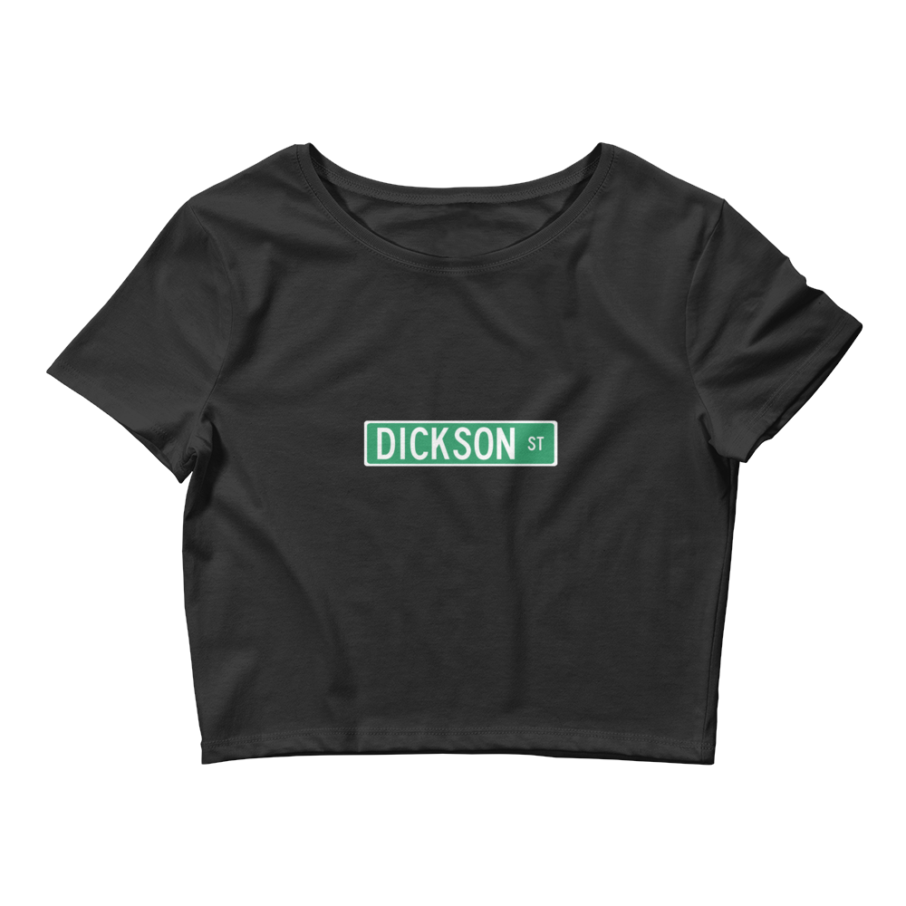 Dickson Street Sign Women’s Crop Tee