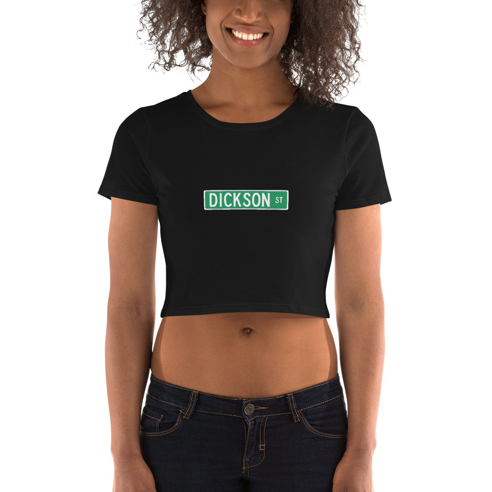 Dickson Street Sign Women’s Crop Tee
