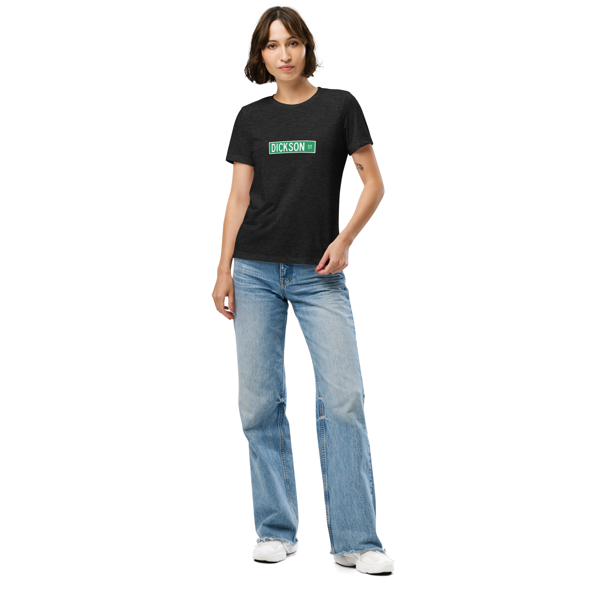 Dickson Street Sign Relaxed Fit Tri-Blend Women&