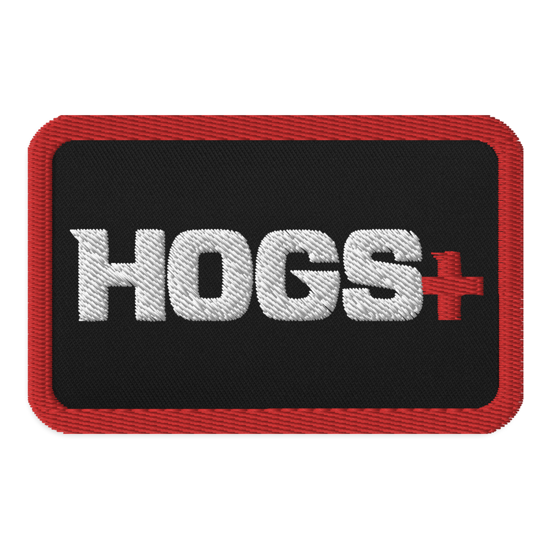 Hogs+ Embroidered Patch