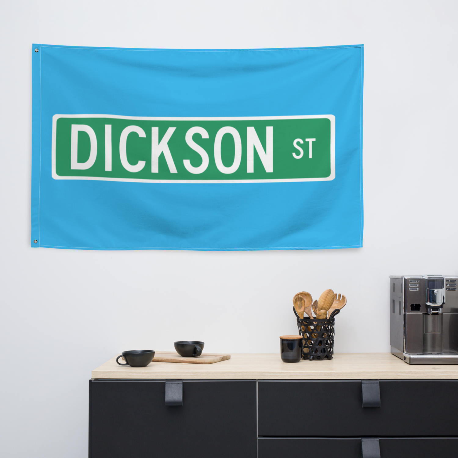 Dickson Street Sign Flag