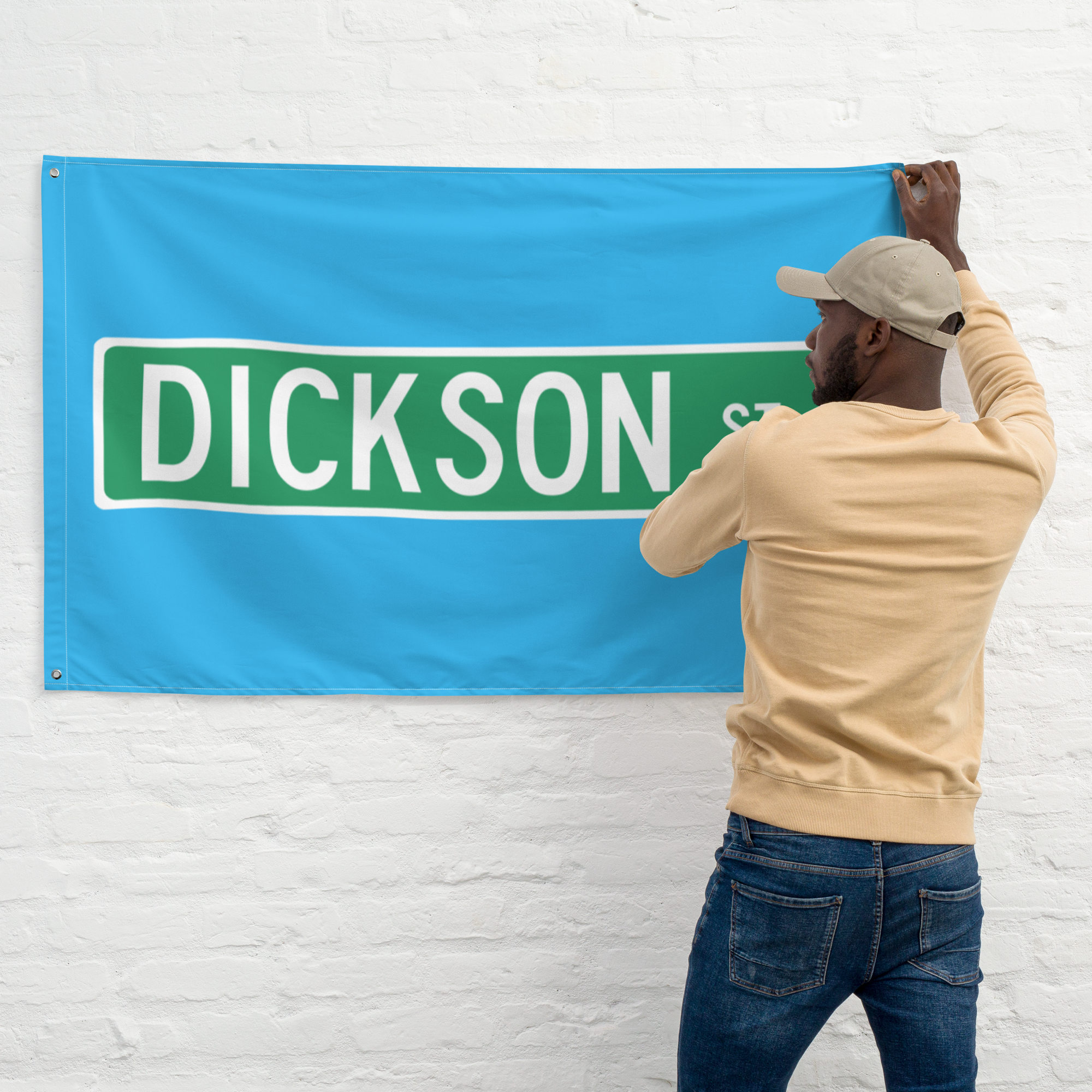 Dickson Street Sign Flag
