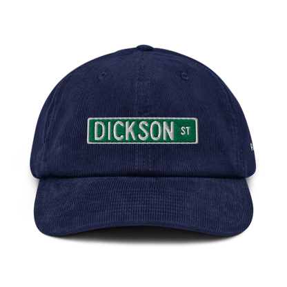 Dickson Street Sign Corduroy Hat