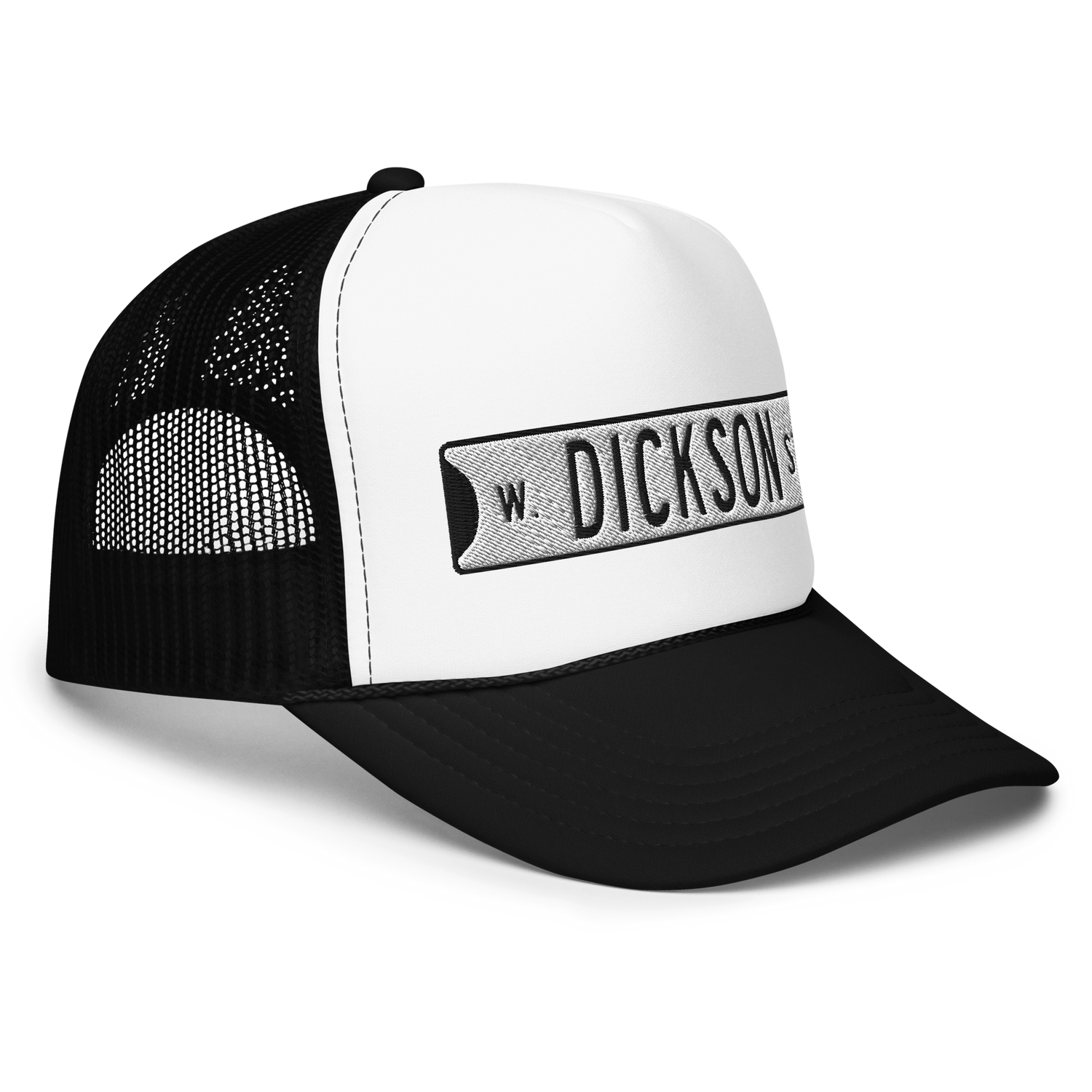 Retro Dickson Street Sign Foam Trucker Hat