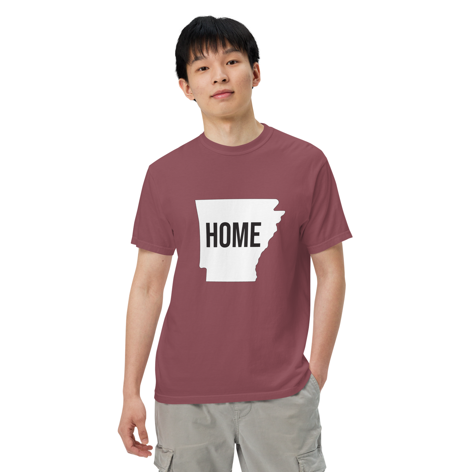 Arkansas Home Men’s Garment-Dyed Heavyweight T-Shirt