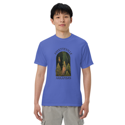 Fayetteville Arkansas Trees Men’s Garment-Dyed Heavyweight T-Shirt