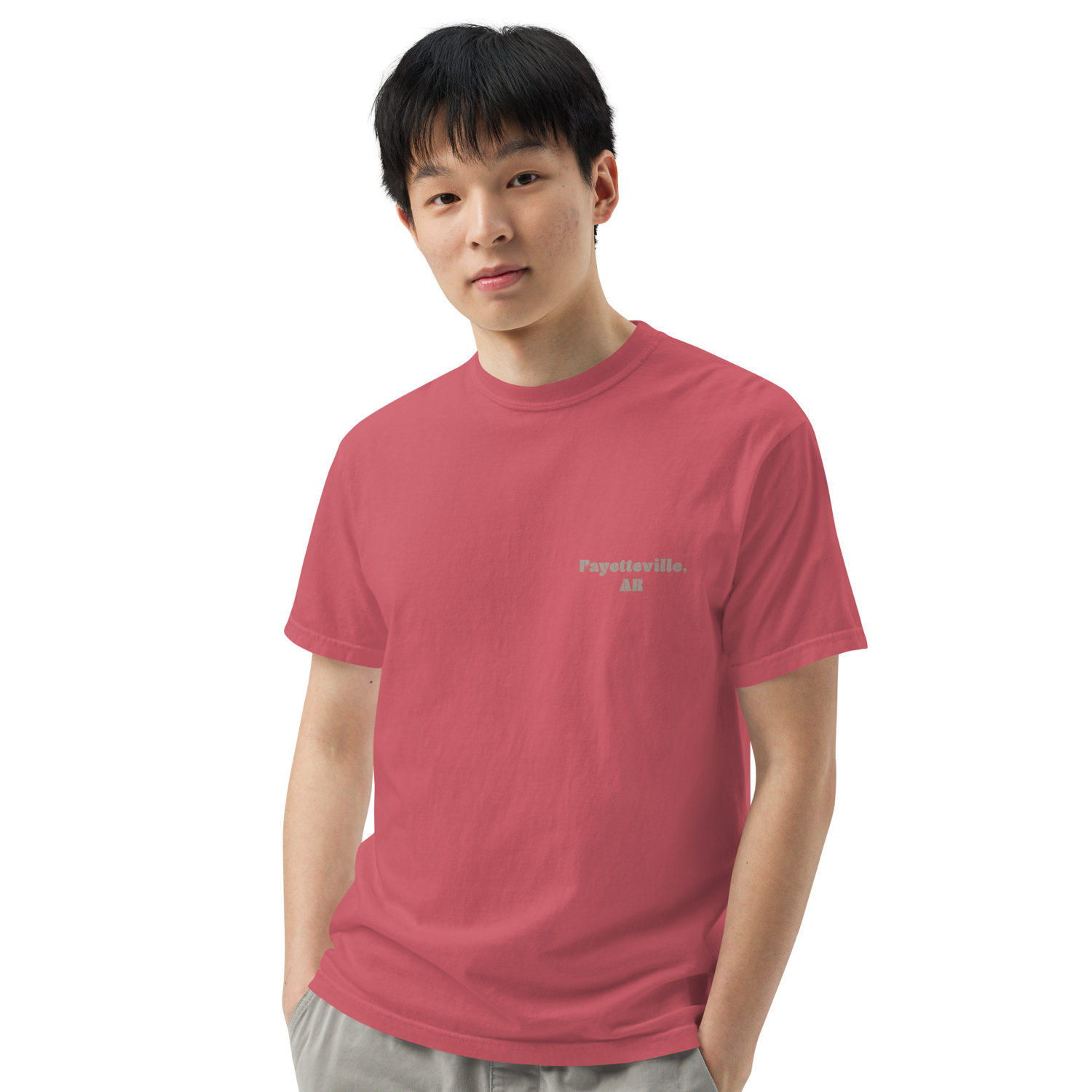 Dickson Street Back Print Men’s Garment-Dyed Heavyweight T-Shirt