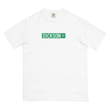 Dickson Street Sign Garment-Dyed Heavyweight Men’s T-shirt