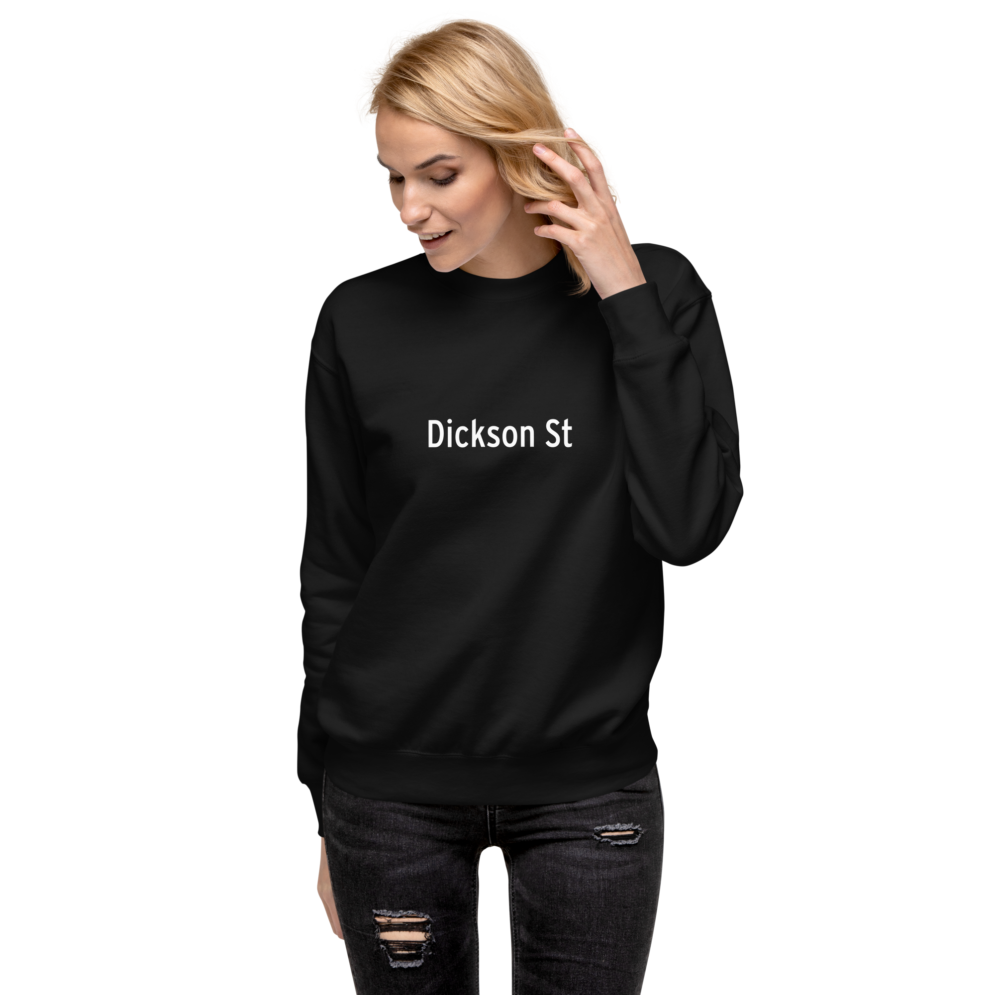 Dickson St Unisex Premium Sweatshirt