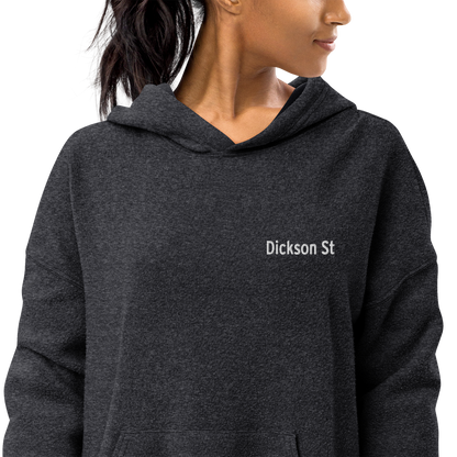Dickson St Embroidered Unisex Sueded Fleece Hoodie